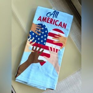 100% Cotton All American Hand Towel Set of 2 NEW